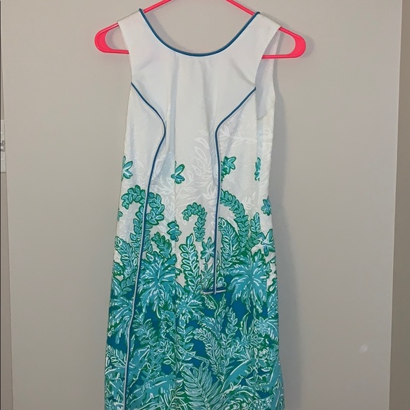 Lilly Pulitzer Blue & White Mini Dress - Picture 1 of 3